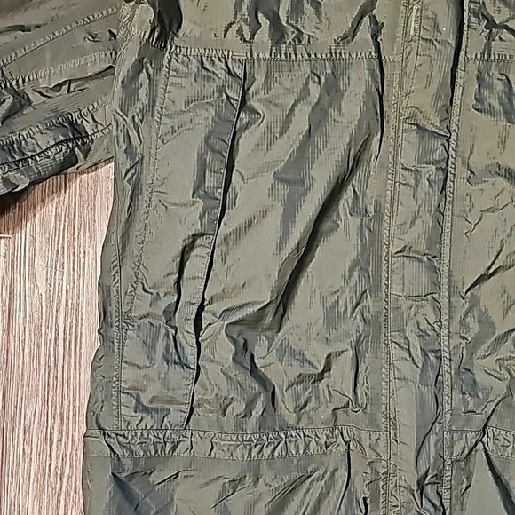 Womens Marmot Hunter Green Cinched Waist Windbreaker Jacket Medium - Picture 4 of 12